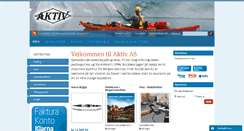 Desktop Screenshot of aktiv.as