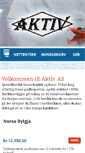 Mobile Screenshot of aktiv.as