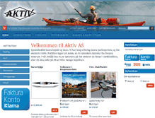 Tablet Screenshot of aktiv.as